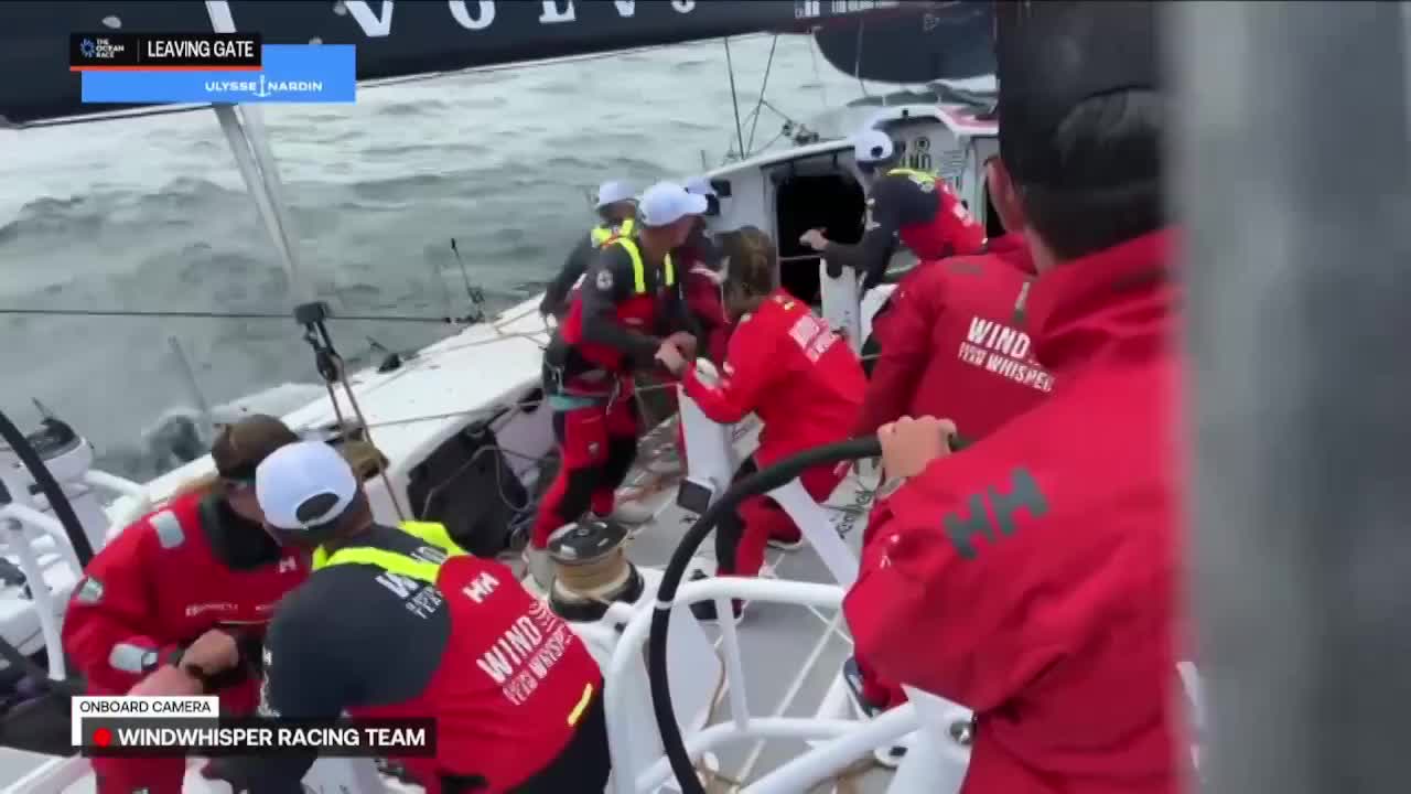 世界环球帆船赛海牙出发