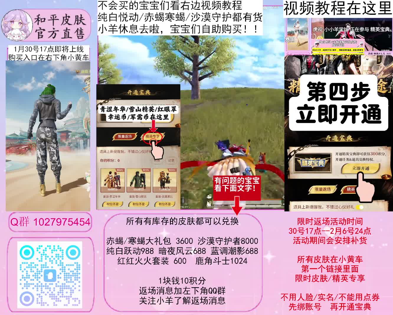 和平精英皮肤购买入口