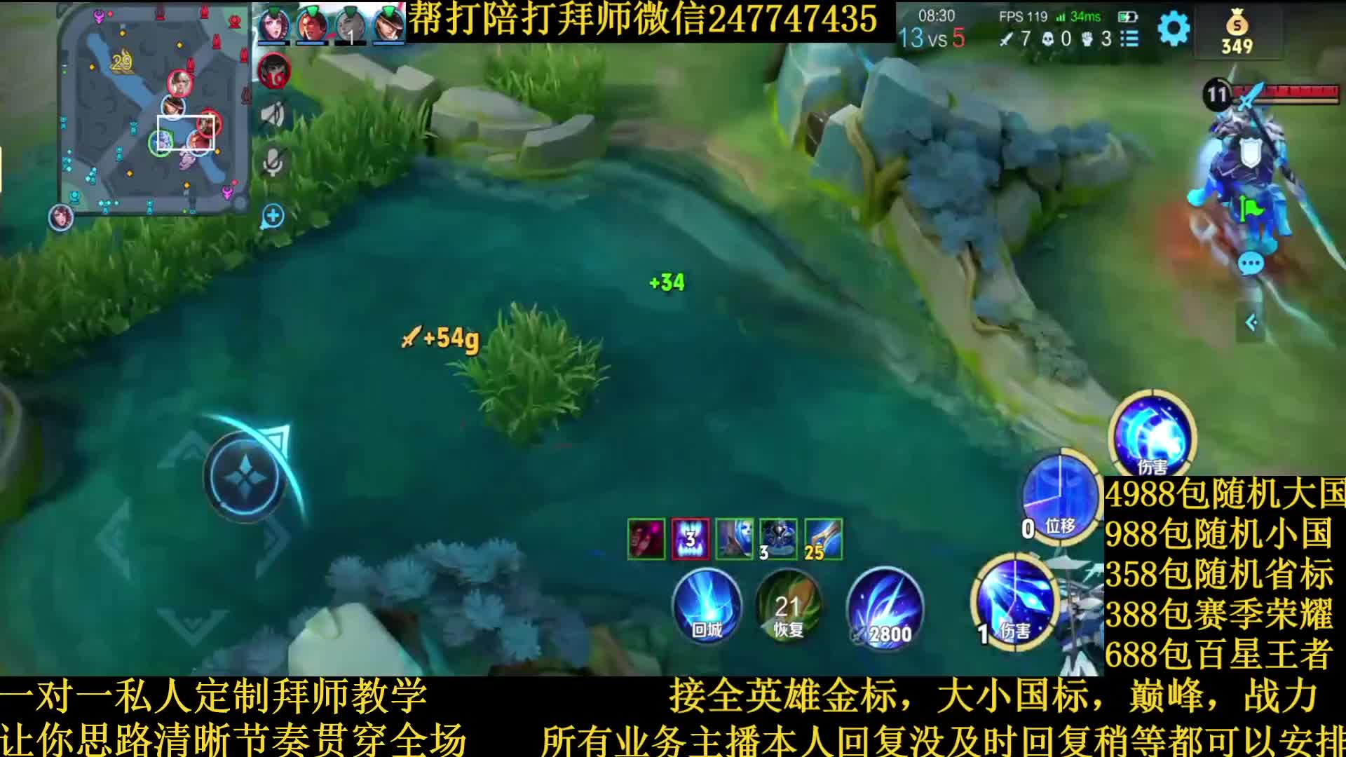 国服诸葛节奏野导师接一切业务包满意免费带