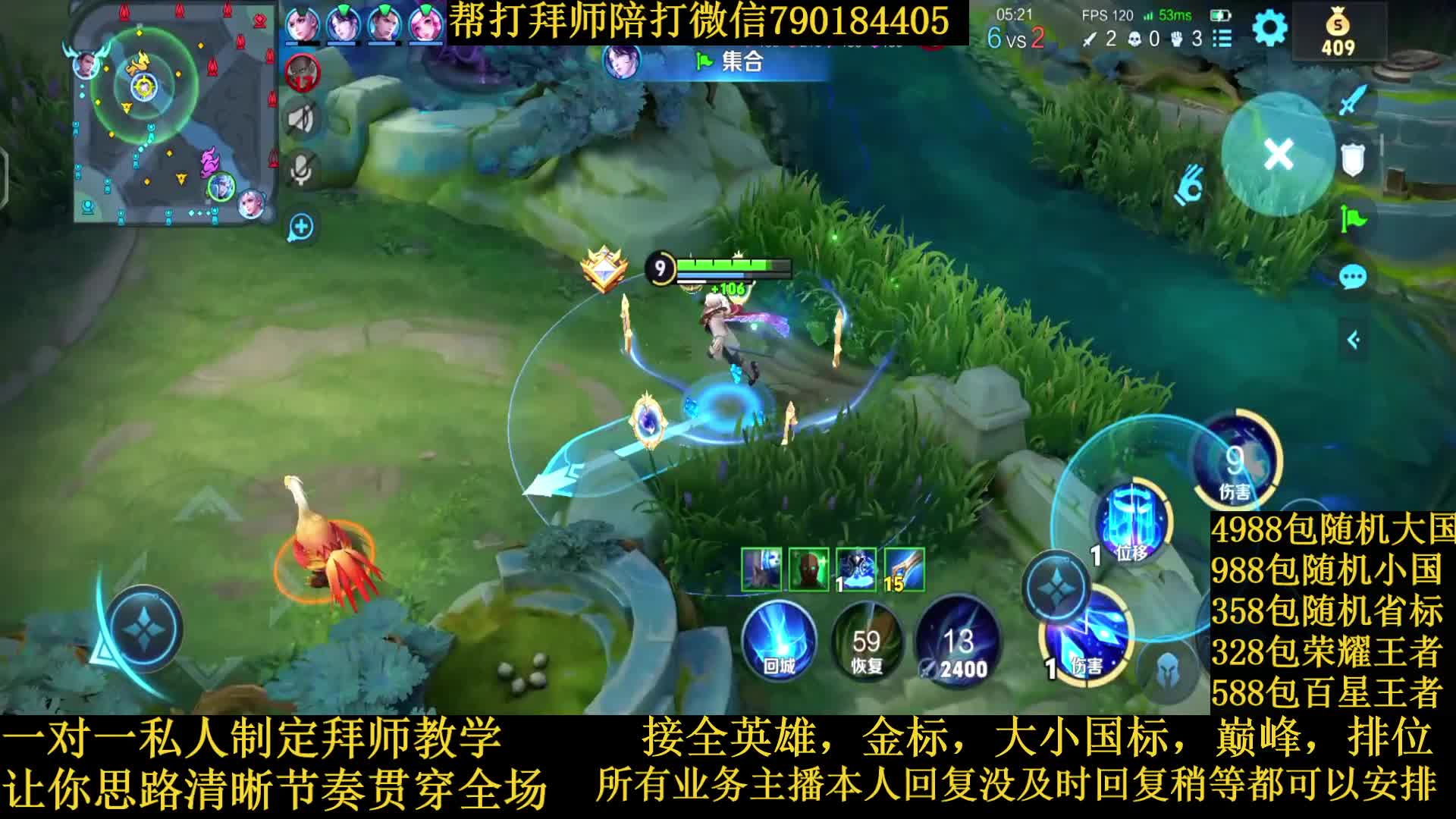 国服诸葛节奏野导师接一切业务包满意免费带
