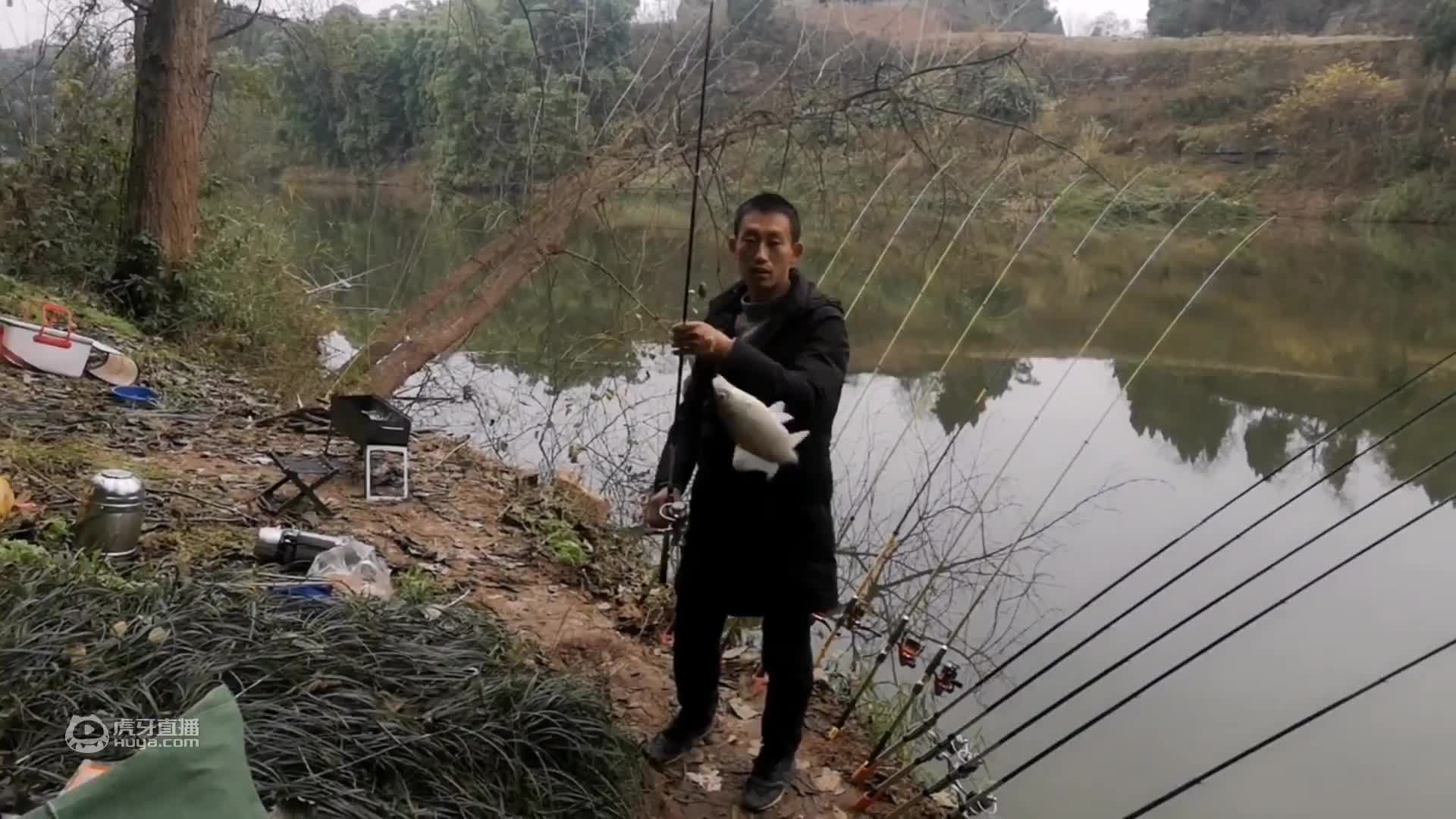 乡间小河水清鱼多，钓鱼人的世外桃源