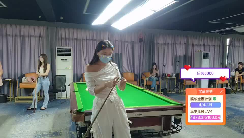 蓝莓～烨～桂林，台球比赛