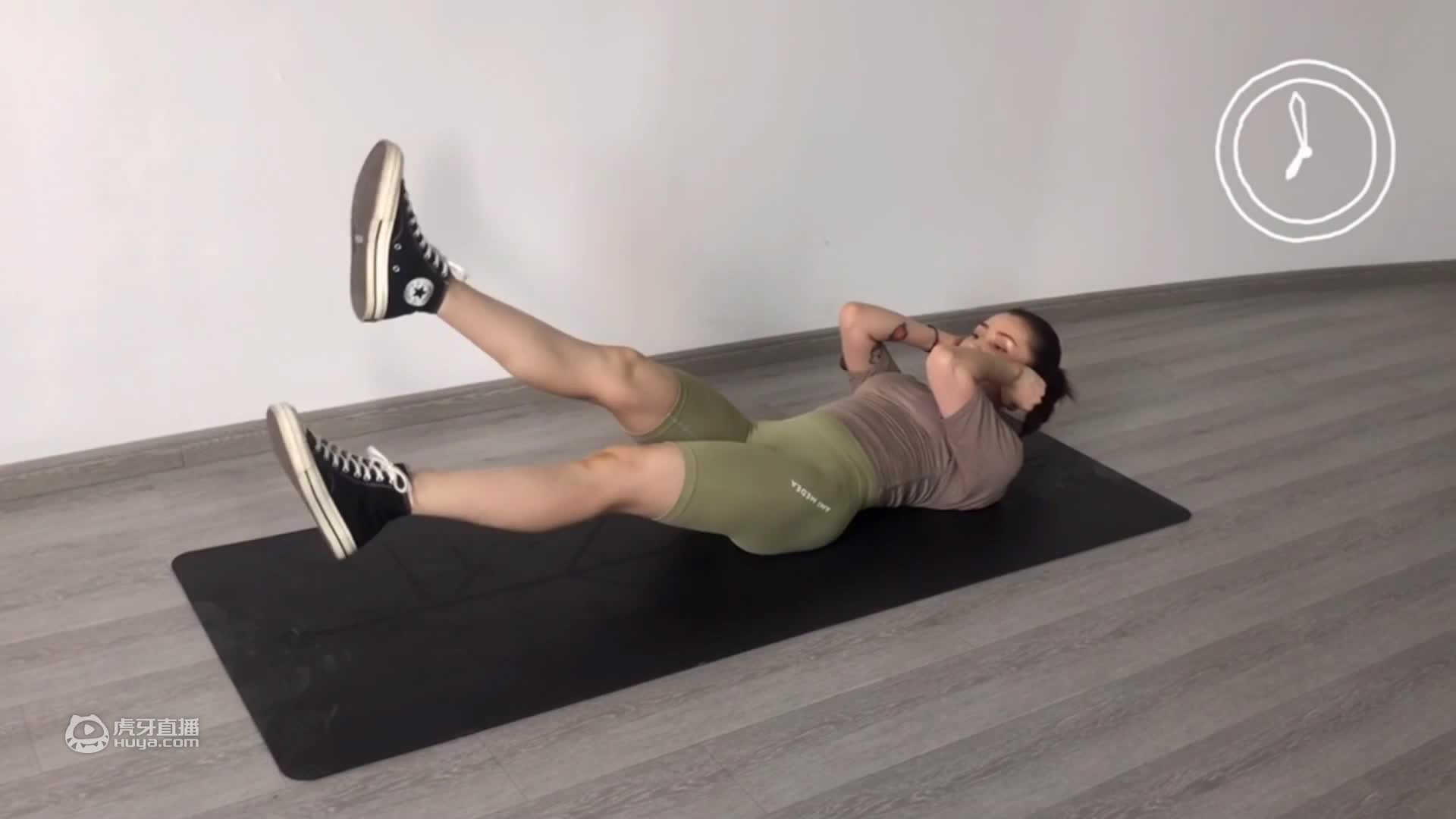 超模腹肌训练大法来啦