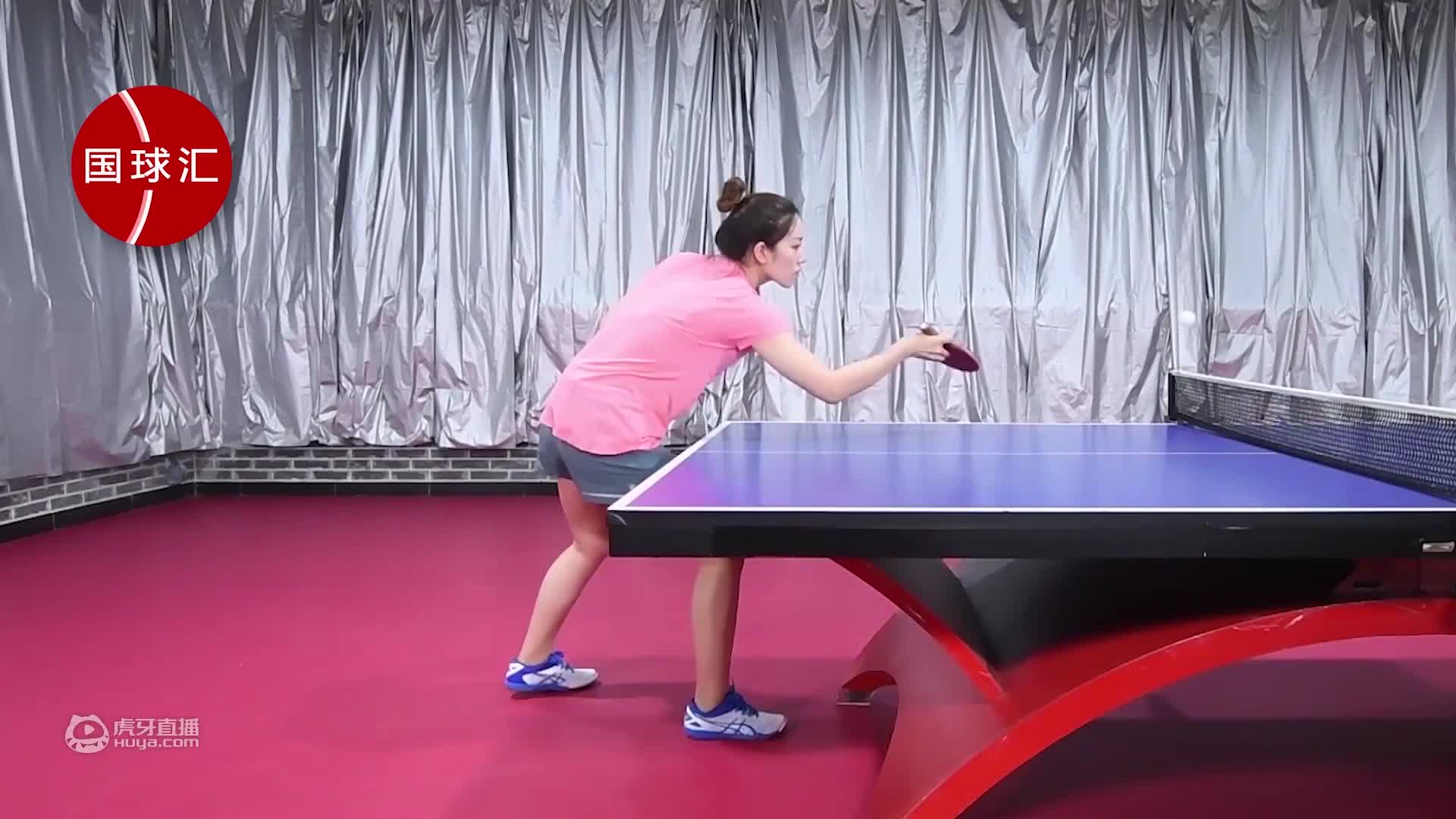 漂亮小姐姐教你搓球，两步走、稳出手！-乒乓国球汇