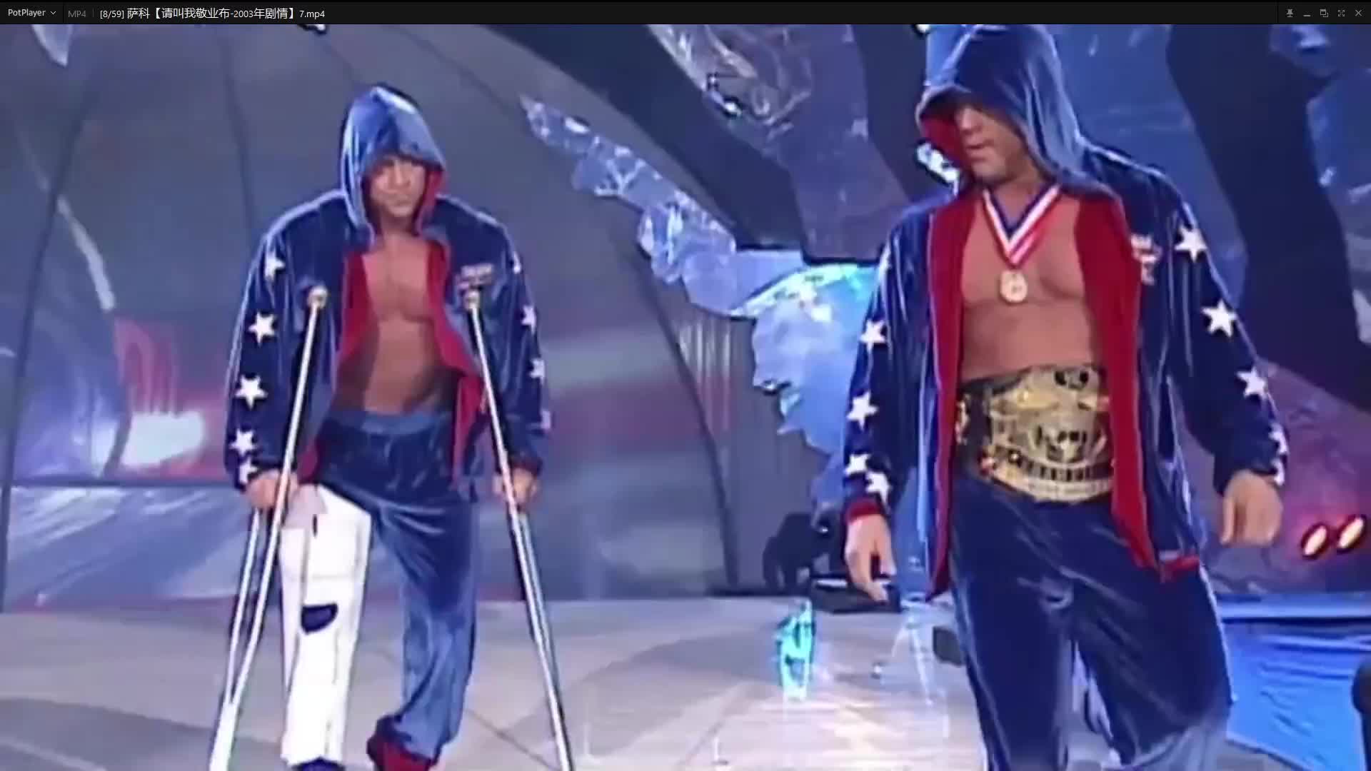 Wwe冷石葬爷强森大布联动剧情