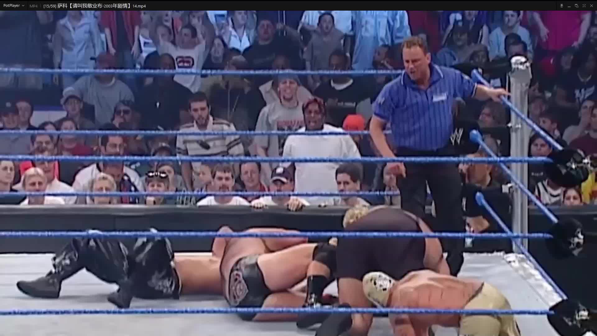 Wwe冷石葬爷强森大布联动剧情