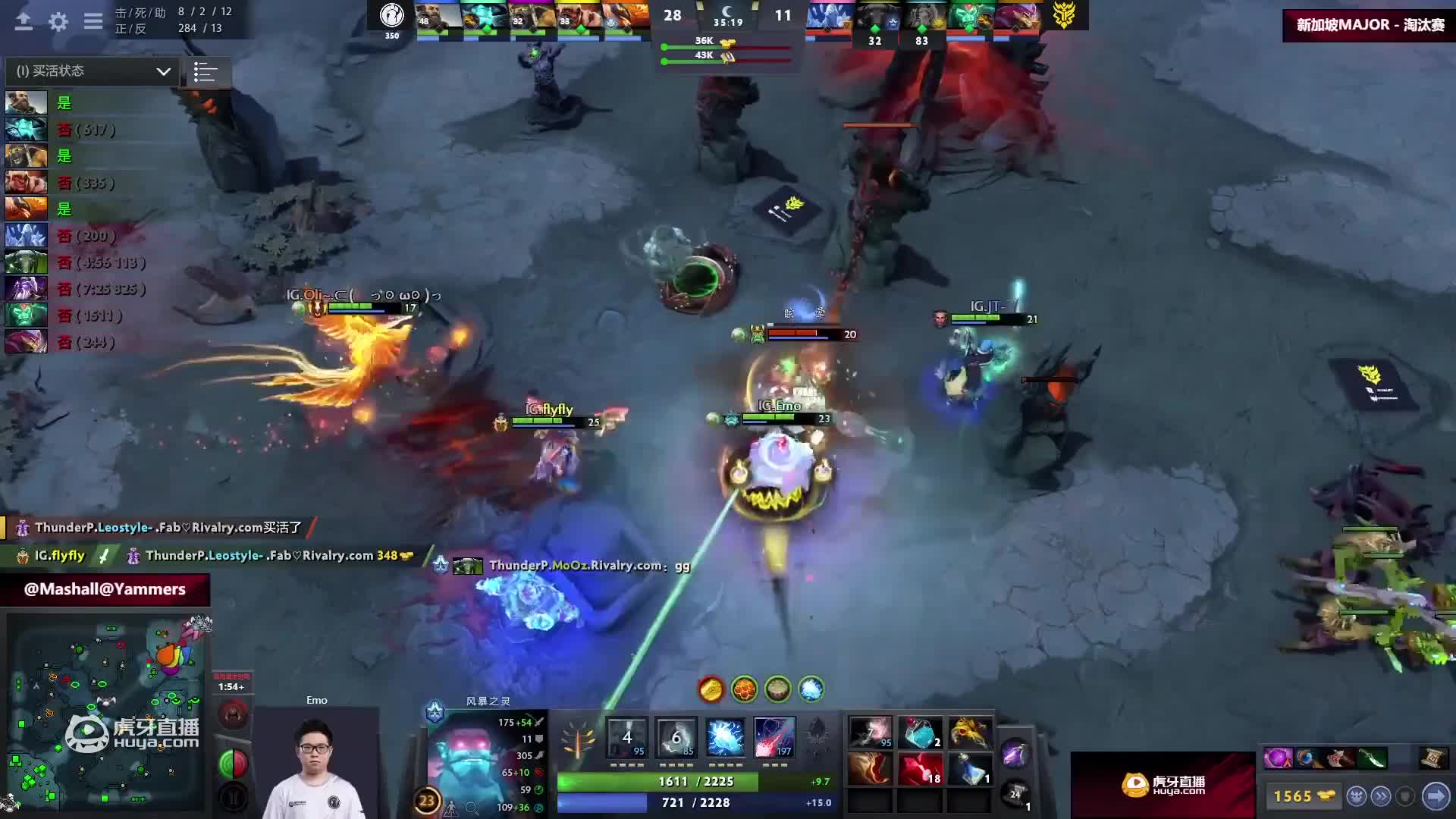 [MajorIG夺冠全程]emo：预测这次我们拿第六，希望打肿我的脸