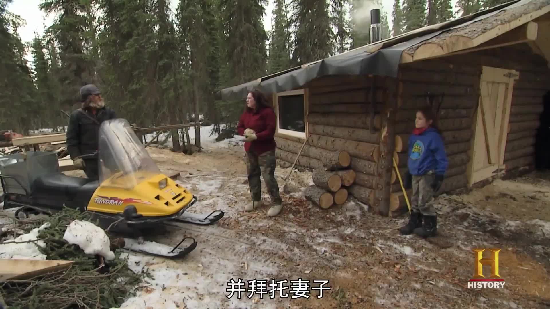 山地硬汉：建造木屋，诱捕松貂，处理毛皮