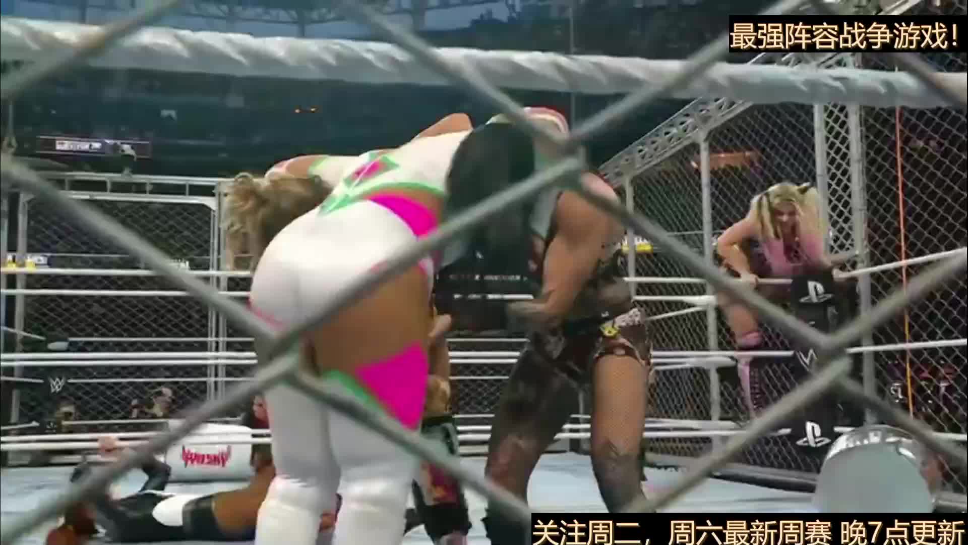 正在直播wwE 战争游戏 最权威赛事