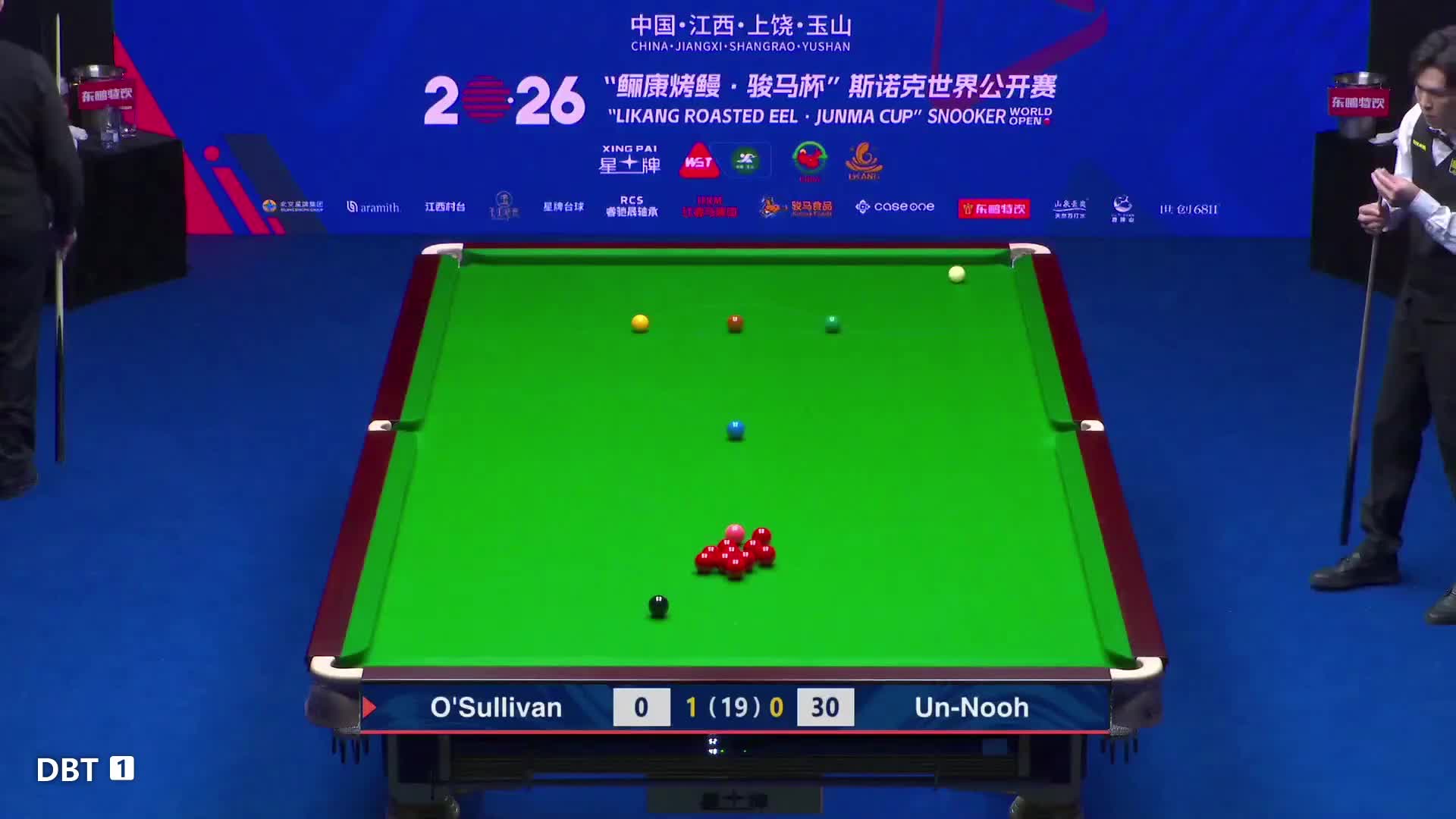 塔猜亚VS奥沙利文公开赛决赛