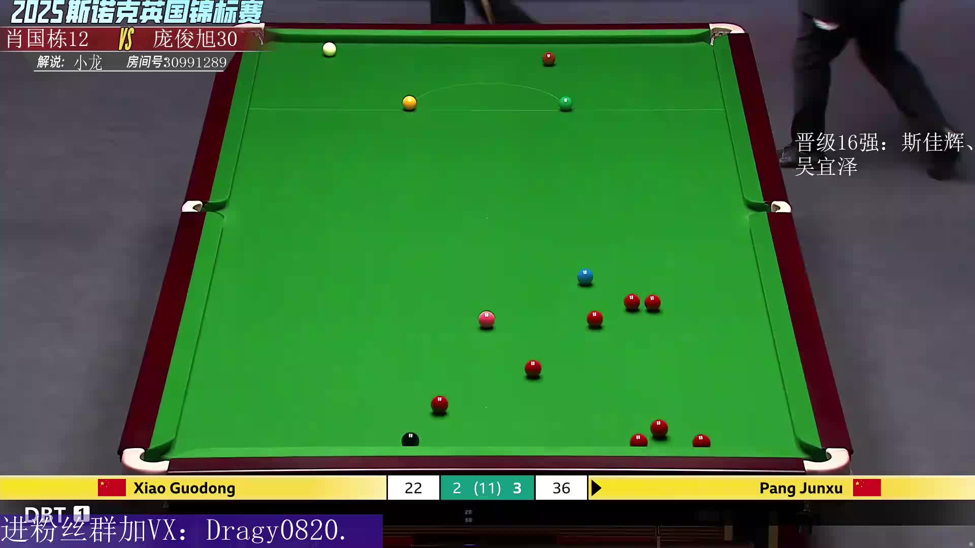 （直播）肖国栋对庞俊旭