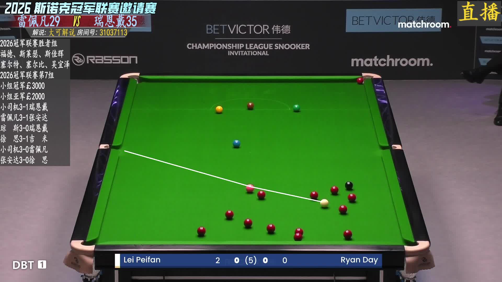 直播|张安达-雷佩凡|2026冠军联赛