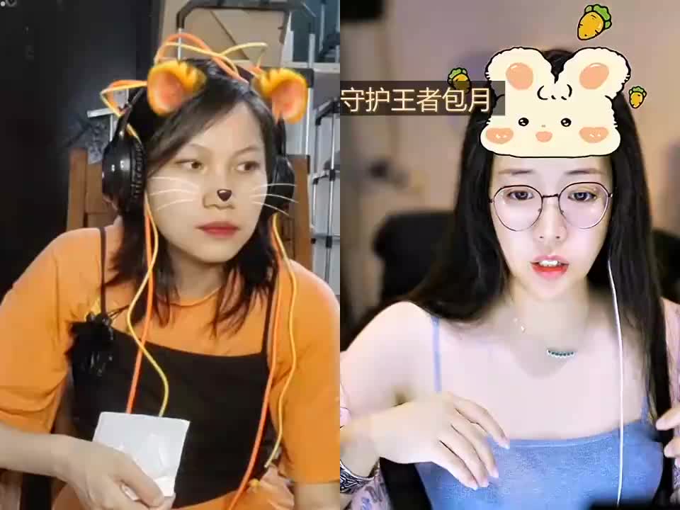 自习室：“英语听力。”