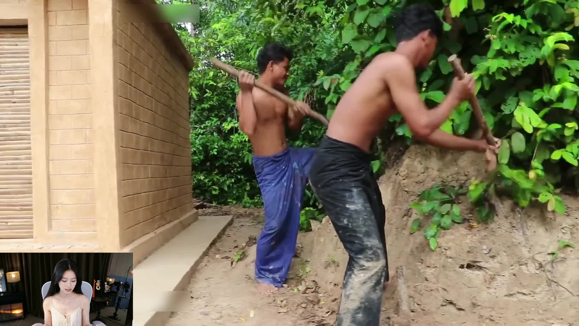 真有人能在原始丛林里建泳池？
