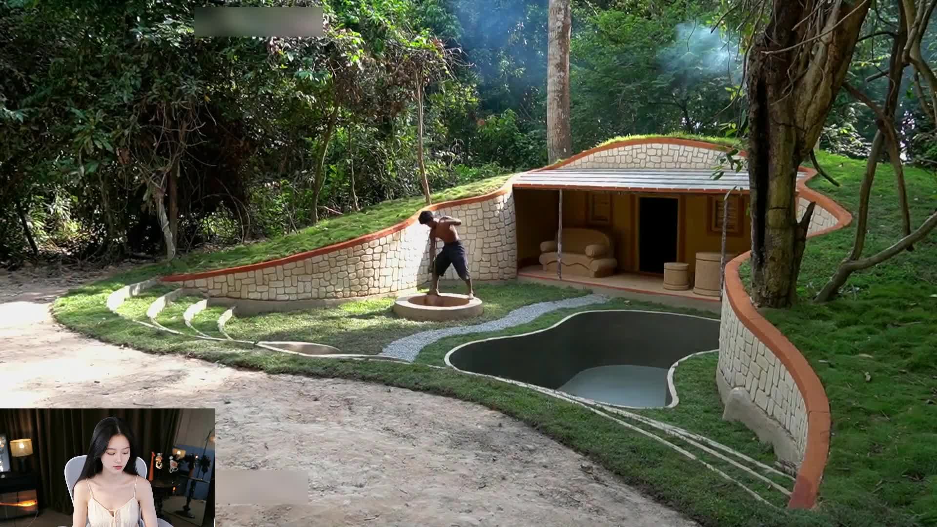 真有人能在森林里建泳池？