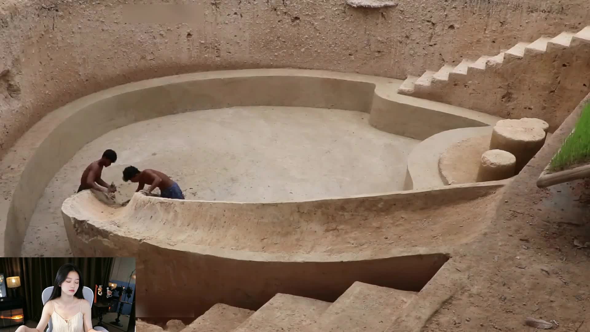 真有人能在森林里建泳池？