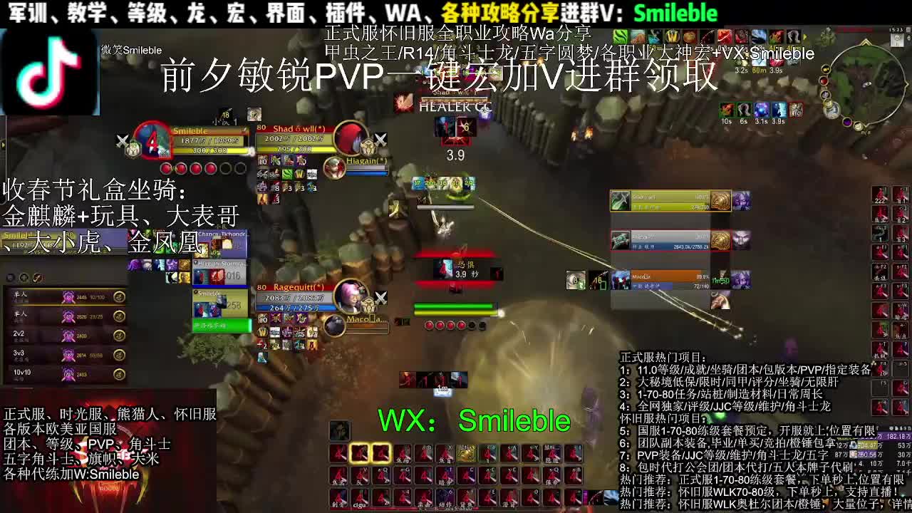 五字角斗士盗贼全职业PVP精锐旗帜幻象