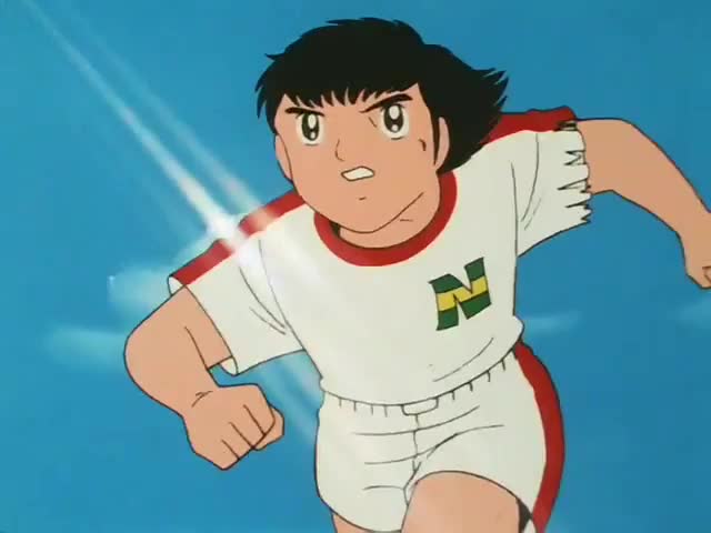 大空翼！倒挂凌空射门！
