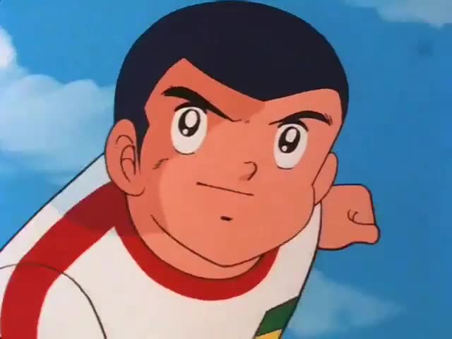 大空翼！倒挂凌空射门！