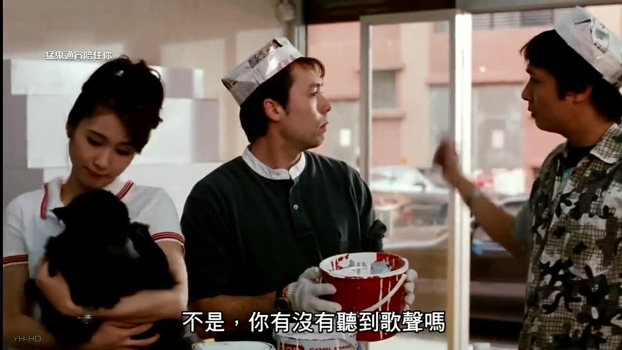 一起来看搞笑恐怖电影 弹幕护体
