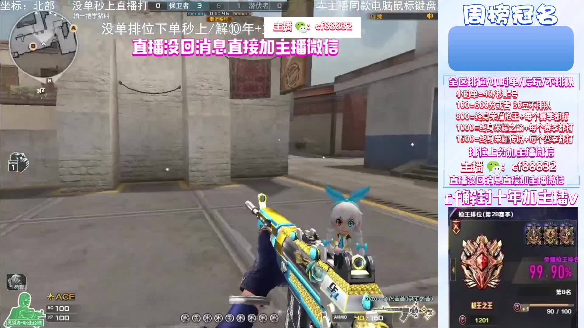 无单秒上  枪王之王打手 全区游走