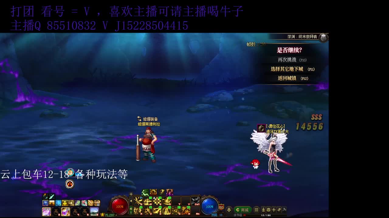 回归指导，接团本，副本，深渊，不排队