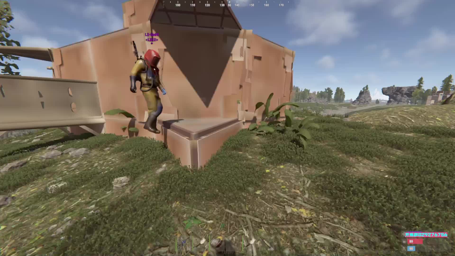 楚家村！几十人支援队视角~rust部落