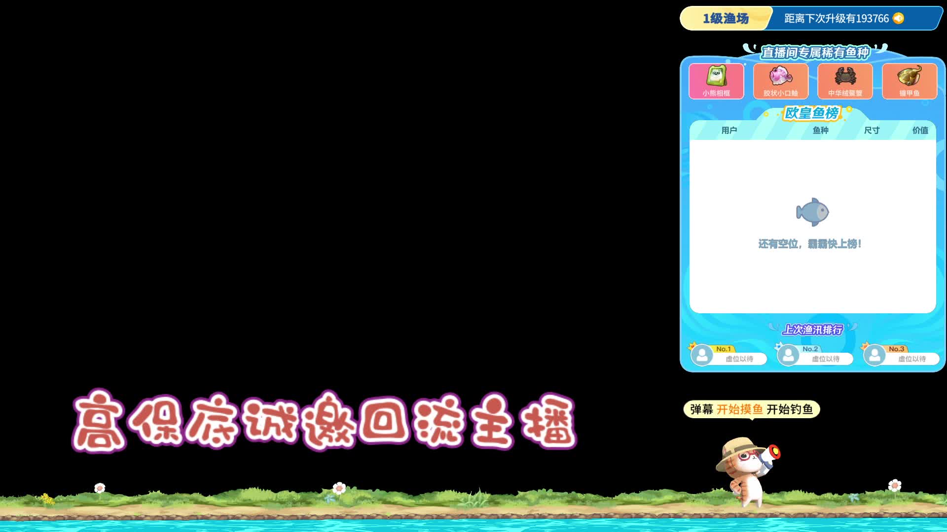 诚邀新主播、回流主播