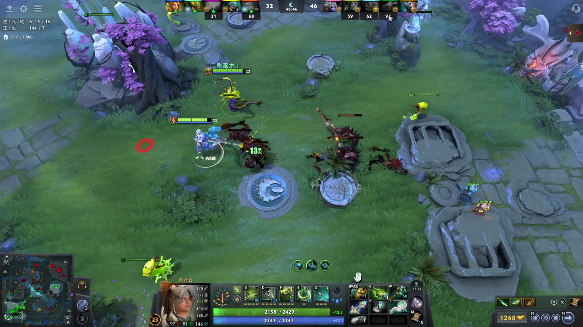 DOTA2头不疼了，开宰