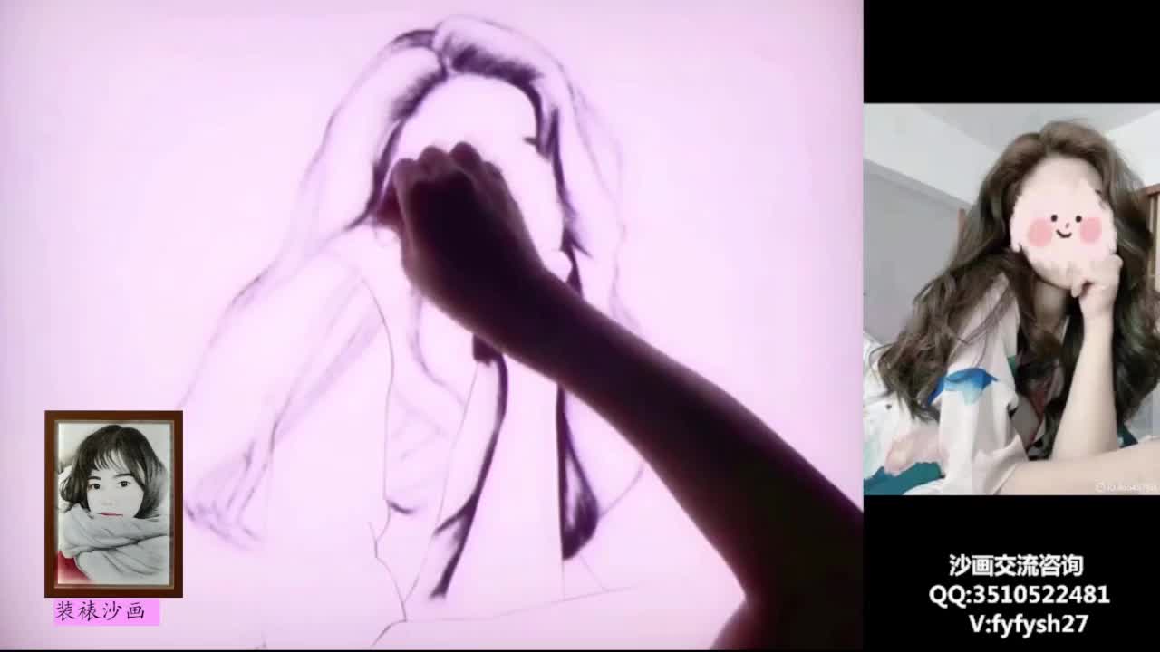 高端沙画