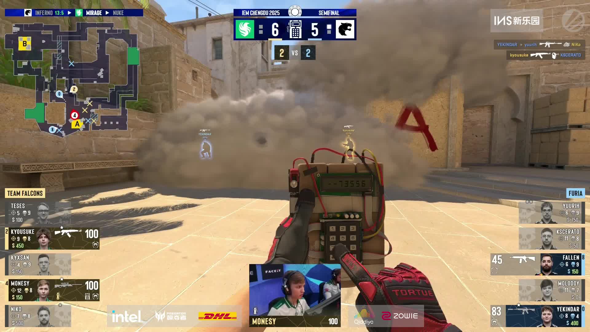 恭喜FURIA夺得 IEM成都2025冠军