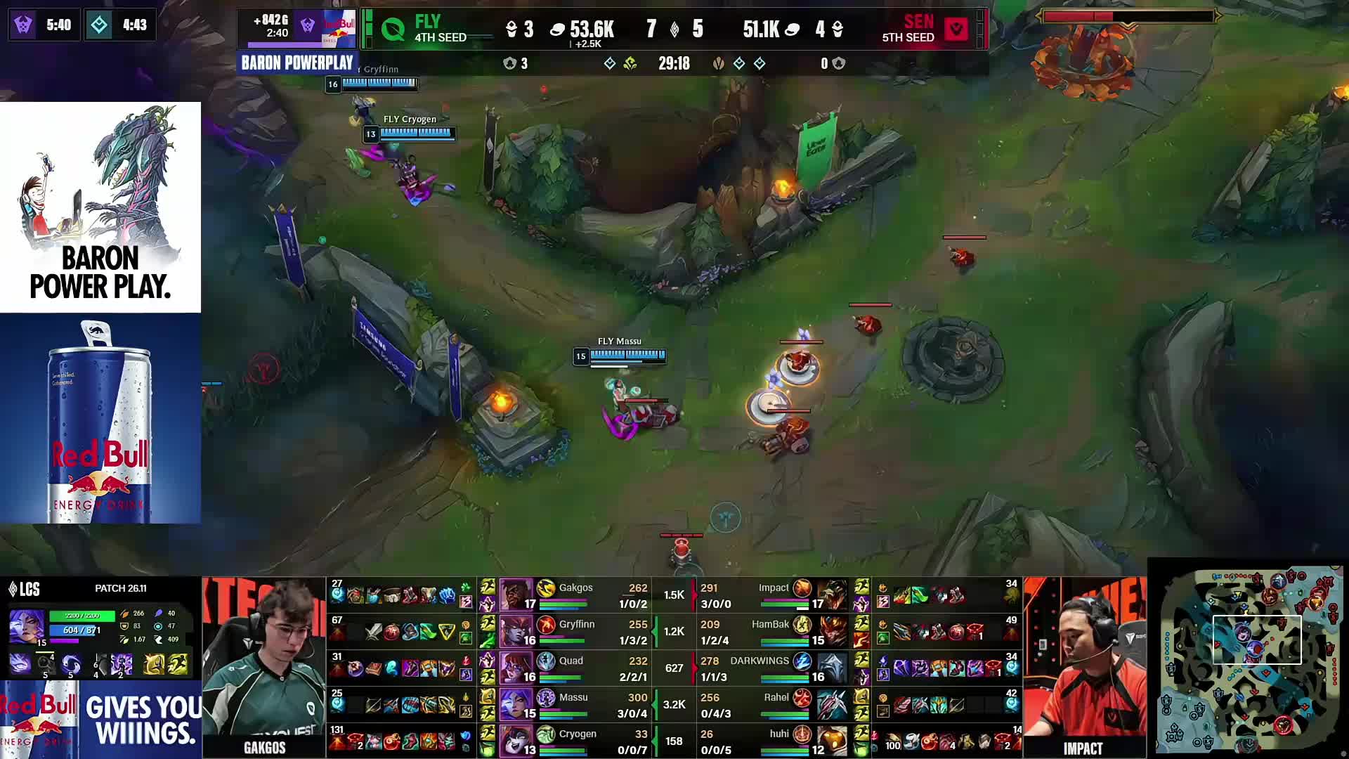 LCS  FLY VS SEN