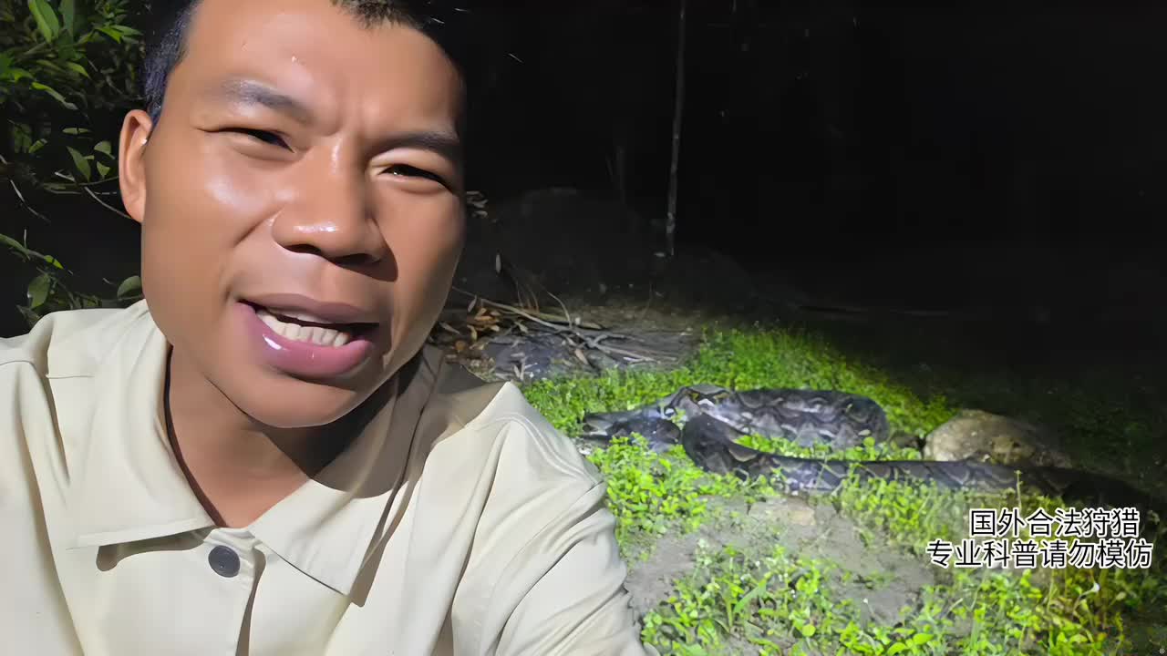 印泥行，解锁巨型网纹蟒